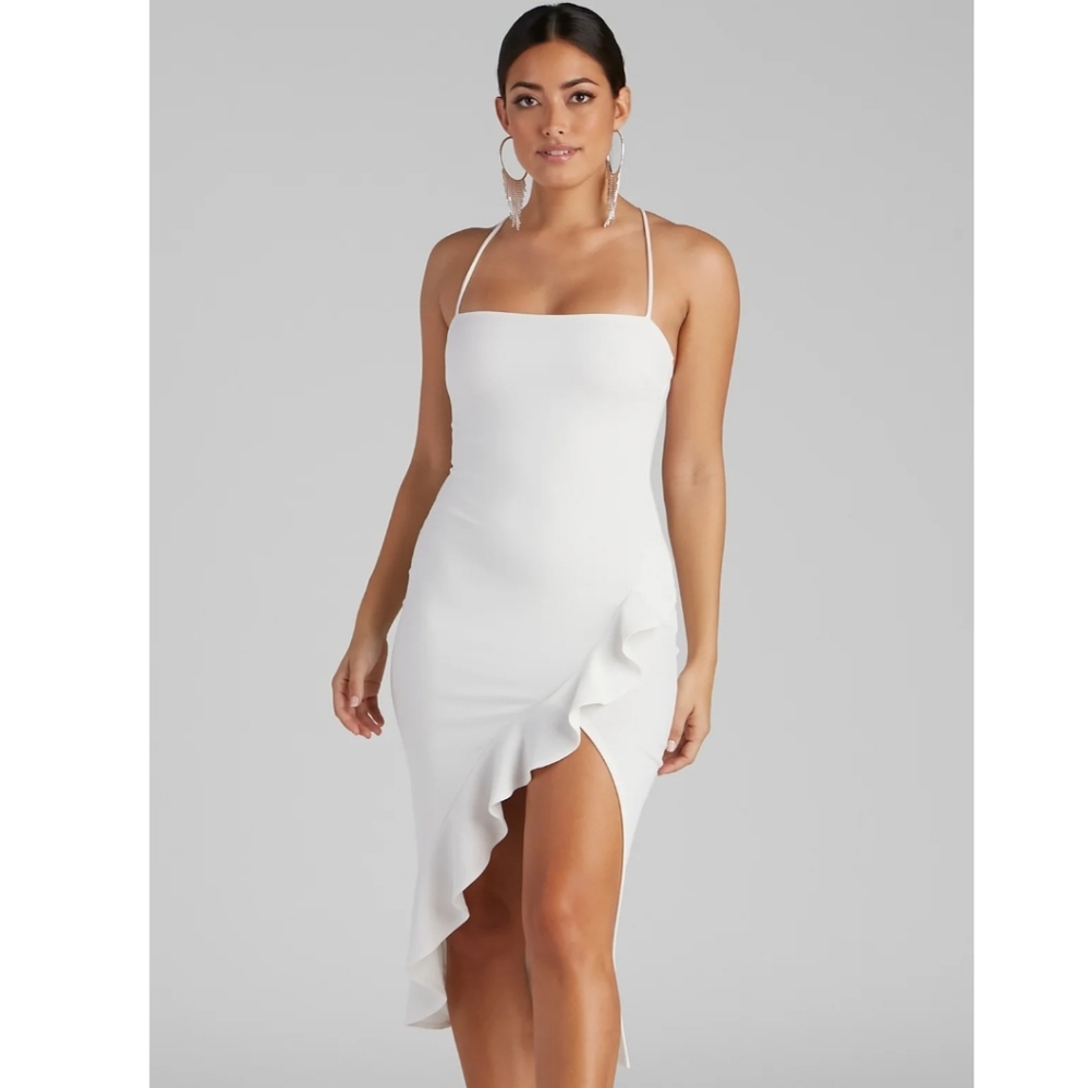 Ivory Midi Dress